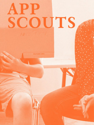 Cover of the Berlin Biennale: App Scouts brochure