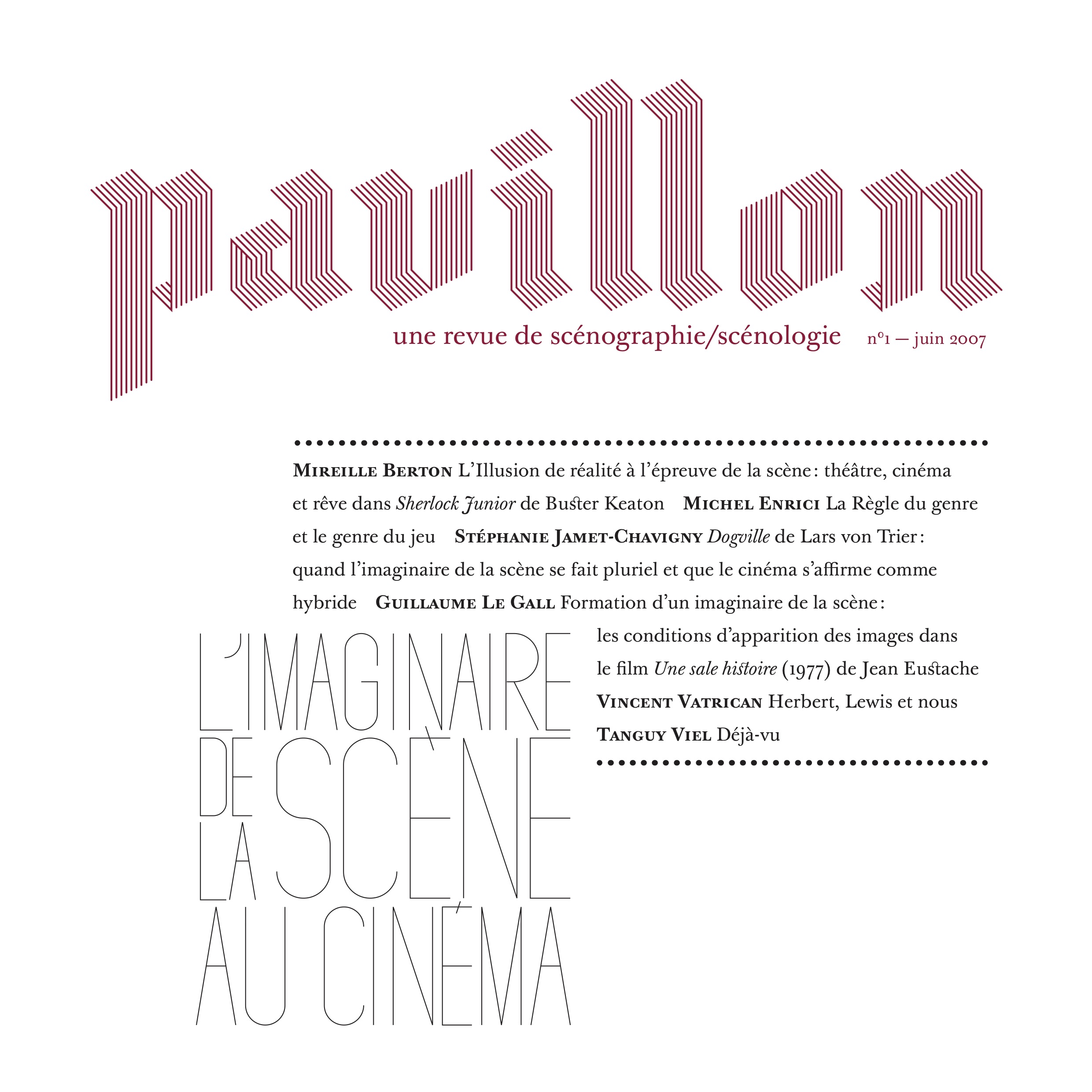 L’imaginaire de la scène au cinéma