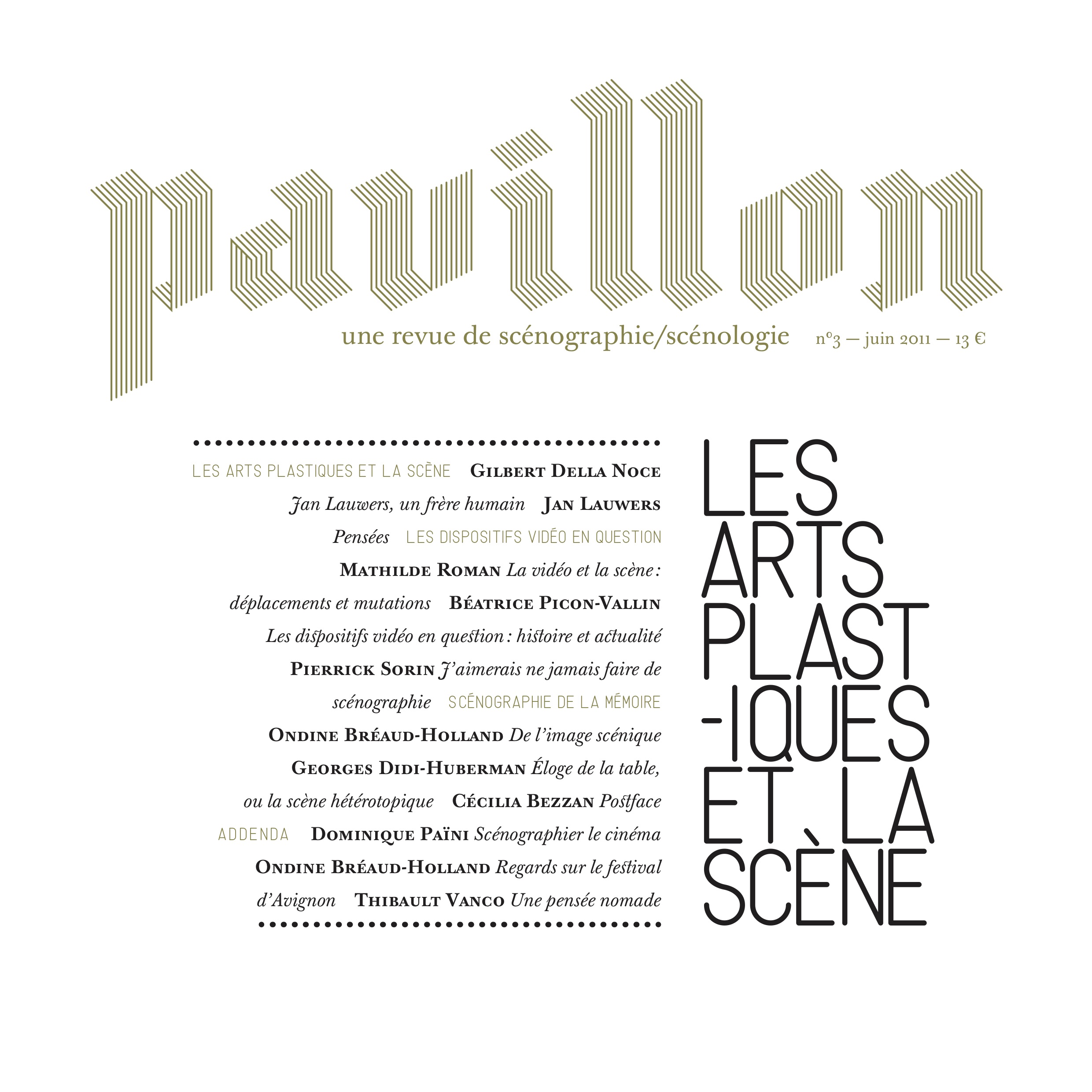 Les arts plastiques et la scène