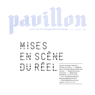 Revue Pavillon numéro 4, revue de scénographie