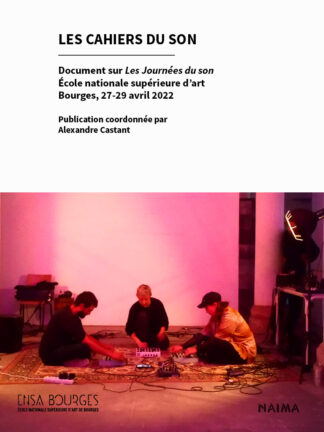 Les cahiers du son, couverture imprimée