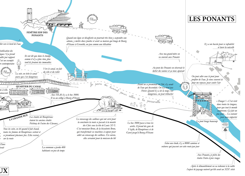 Planche du livre, Les Ondes de l'eau. Mémoires des lieux dans la vallée de la Romanche