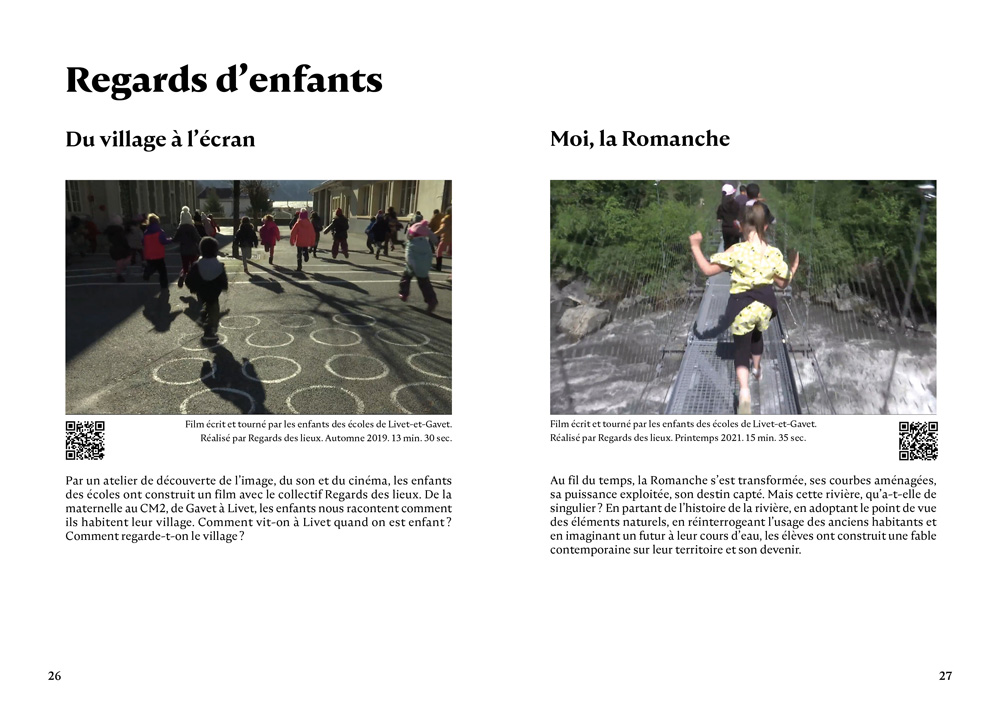 Planche du livre, Les Ondes de l'eau. Mémoires des lieux dans la vallée de la Romanche