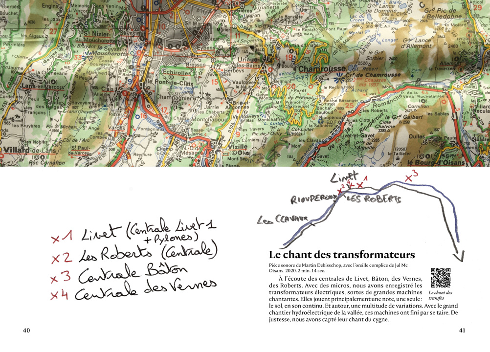 Planche du livre, Les Ondes de l'eau. Mémoires des lieux dans la vallée de la Romanche