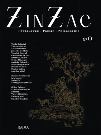 Couverture du numéro zéro de la revue Zinzac