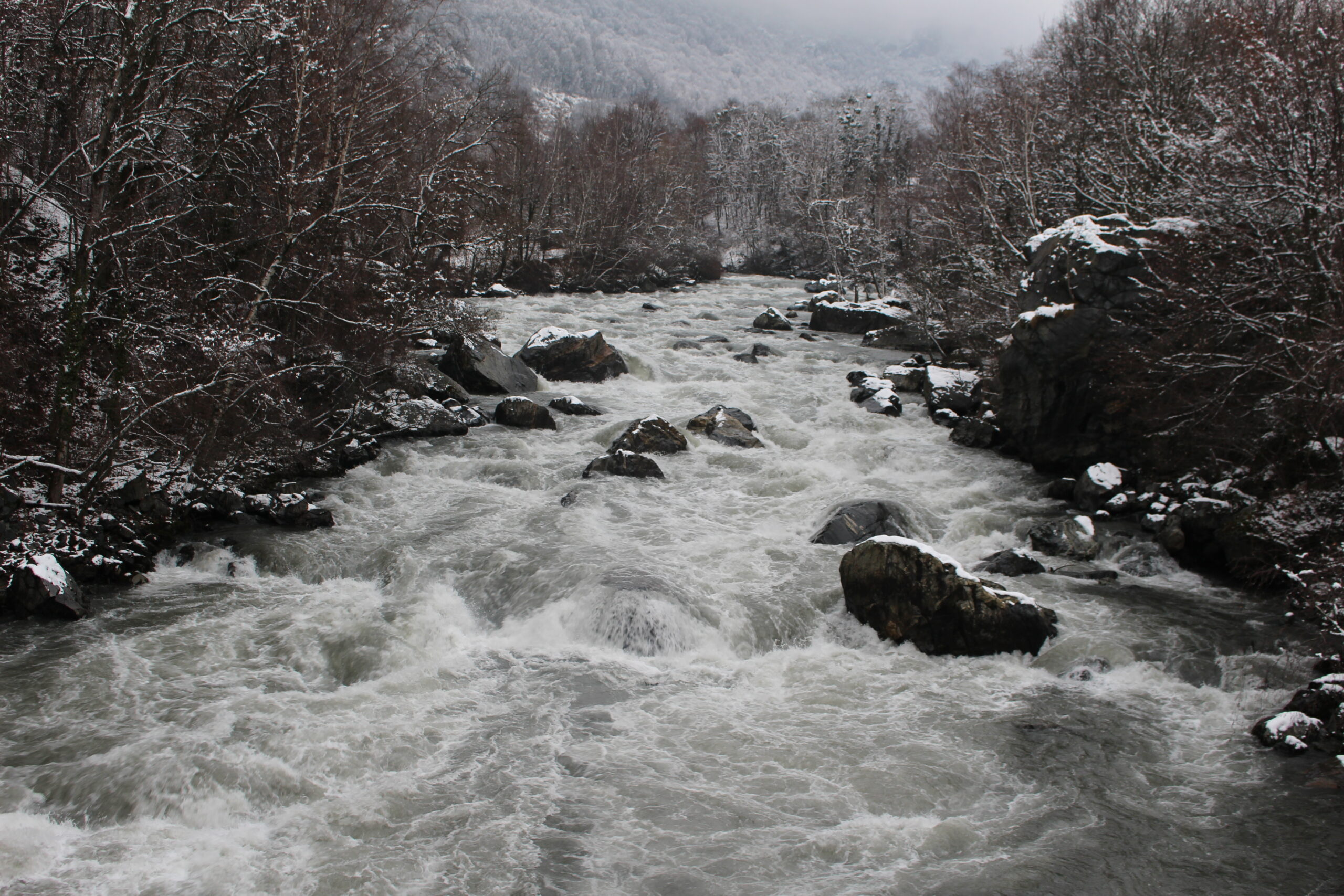 La Romanche en hiver, photo de Laure Brayer