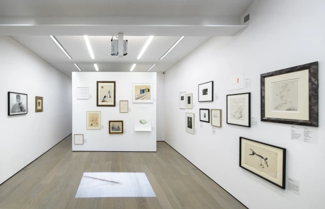 Vue de l'exposition Massinissa Selmani à la galerie Seroussi