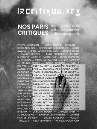 Couverture nos paris critiques par la rédaction de lacritique.org