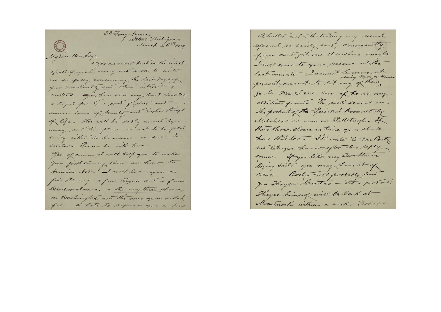 Cornelia B. Sage Quinton – Une pionnière de l’art américain – Image 8