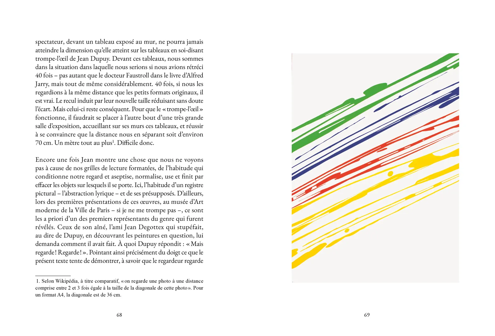 Planche du livre J. voit double" de Alexandre Gérard consacré à son grand oncle Jean Dupuy "