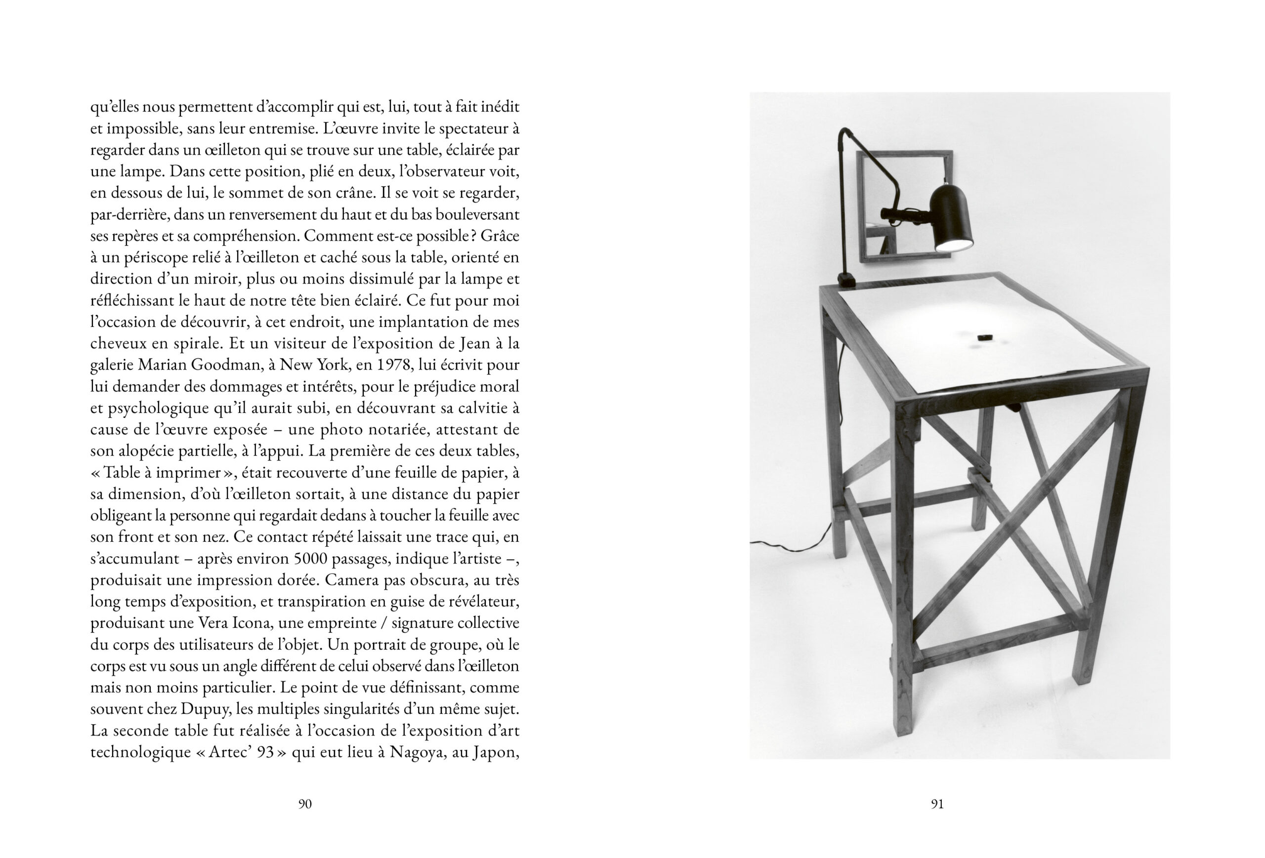 Planche du livre J. voit double" de Alexandre Gérard consacré à son grand oncle Jean Dupuy "