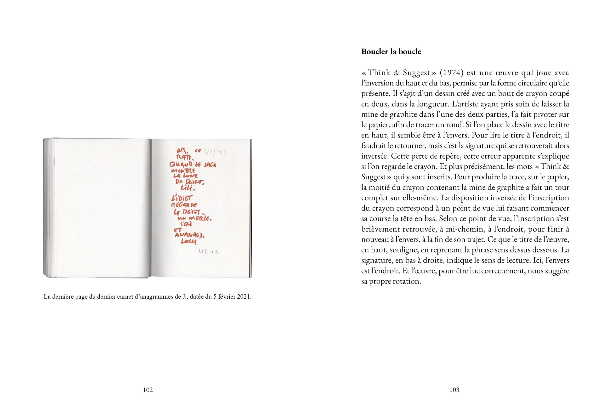 Planche du livre J. voit double" de Alexandre Gérard consacré à son grand oncle Jean Dupuy "