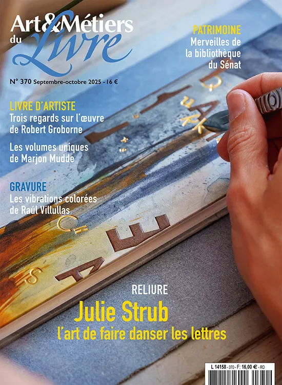 Couverture de Art et métiers du livre numéro 370 septembre octobre 2025