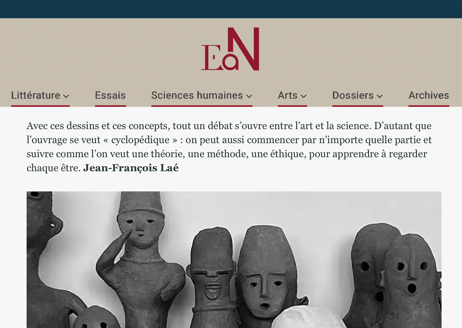 En attendant Nadeau, chronique de Jean-Fracois Lab sur la Forme élémentaire de l'être humain par Albert Piette et Catherine Beaugrand