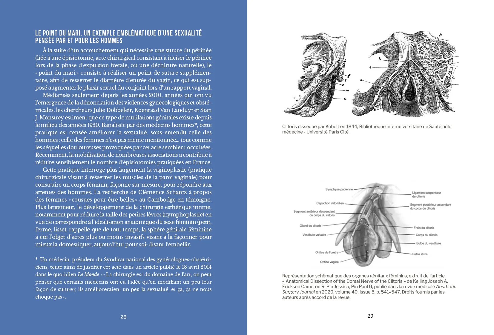 Planche de l'ouvrage d'Emmanuelle Santelli illustré par Cécile Rousset et Jeanne Paturle, "On s'émancipe ! Sexualité féminine, intimité conjugale, un chemin vers l'égalité"